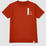 Premium Soft Textured T-shirt in Orange