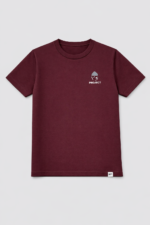 Premium Soft Textured T-shirt in Maroon
