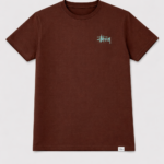 Premium Soft Textured T-shirt in Brown