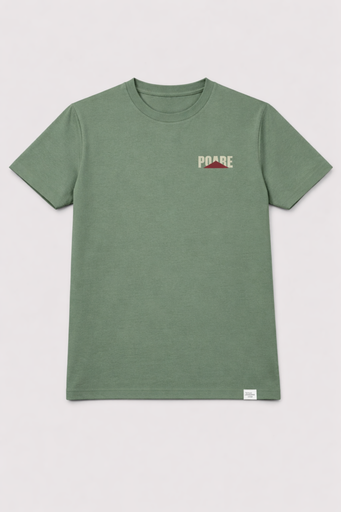 Premium Soft Textured T-shirt in Cyan - Image 2