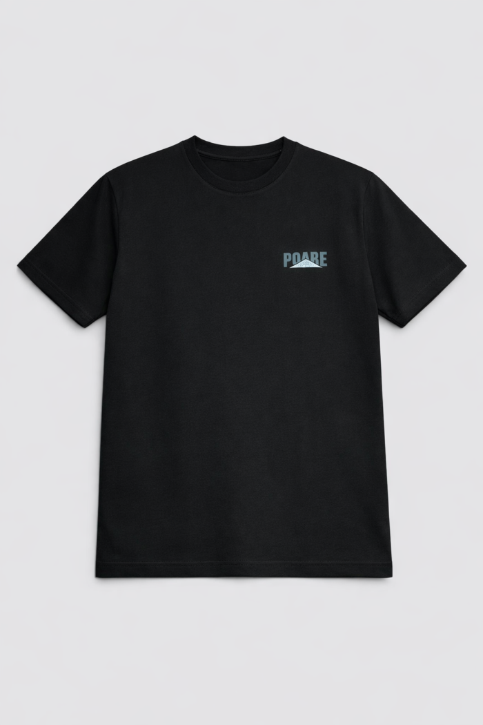 Premium Soft Textured T-shirt in Black - Image 10