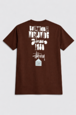Premium Soft Textured T-shirt in Brown - Image 2