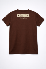 Premium Soft Textured T-shirt in Brown - Image 3