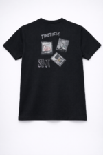 Premium Soft Textured T-shirt in Black - Image 7