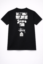 Premium Soft Textured T-shirt in Black - Image 3