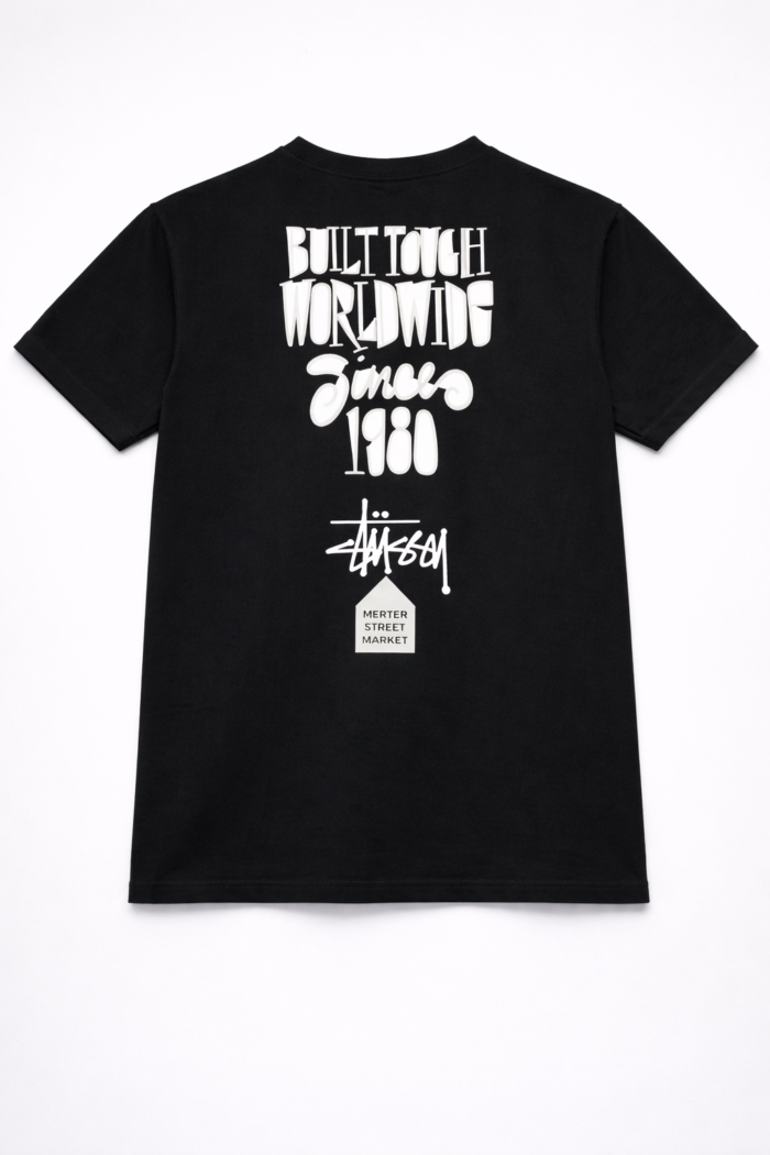 Premium Soft Textured T-shirt in Black - Image 3