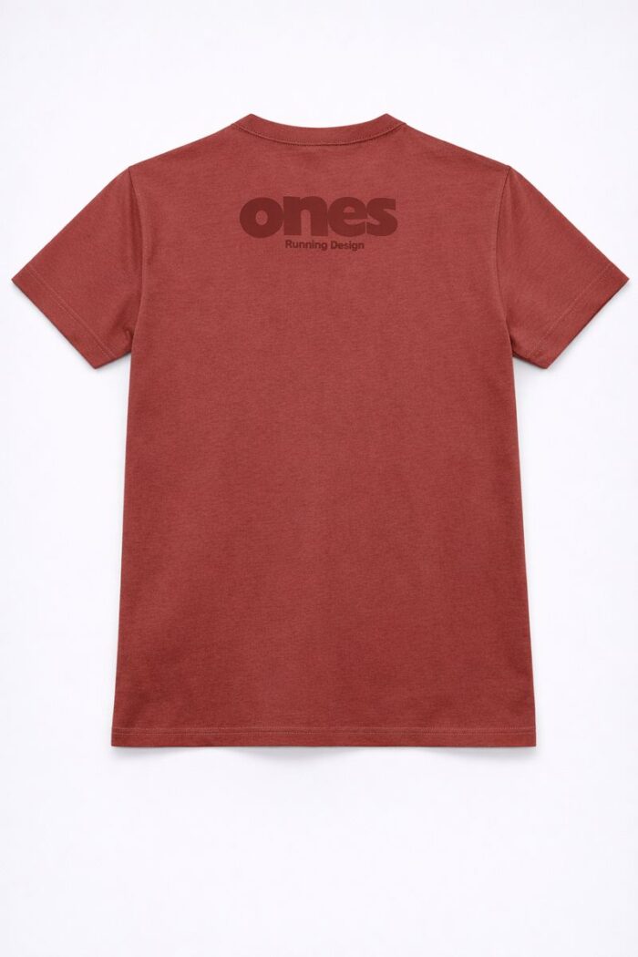 Premium Soft Textured T-shirt in Maroon - Image 2