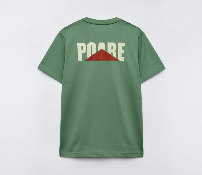 Premium Soft Textured T-shirt in Cyan - Image 4